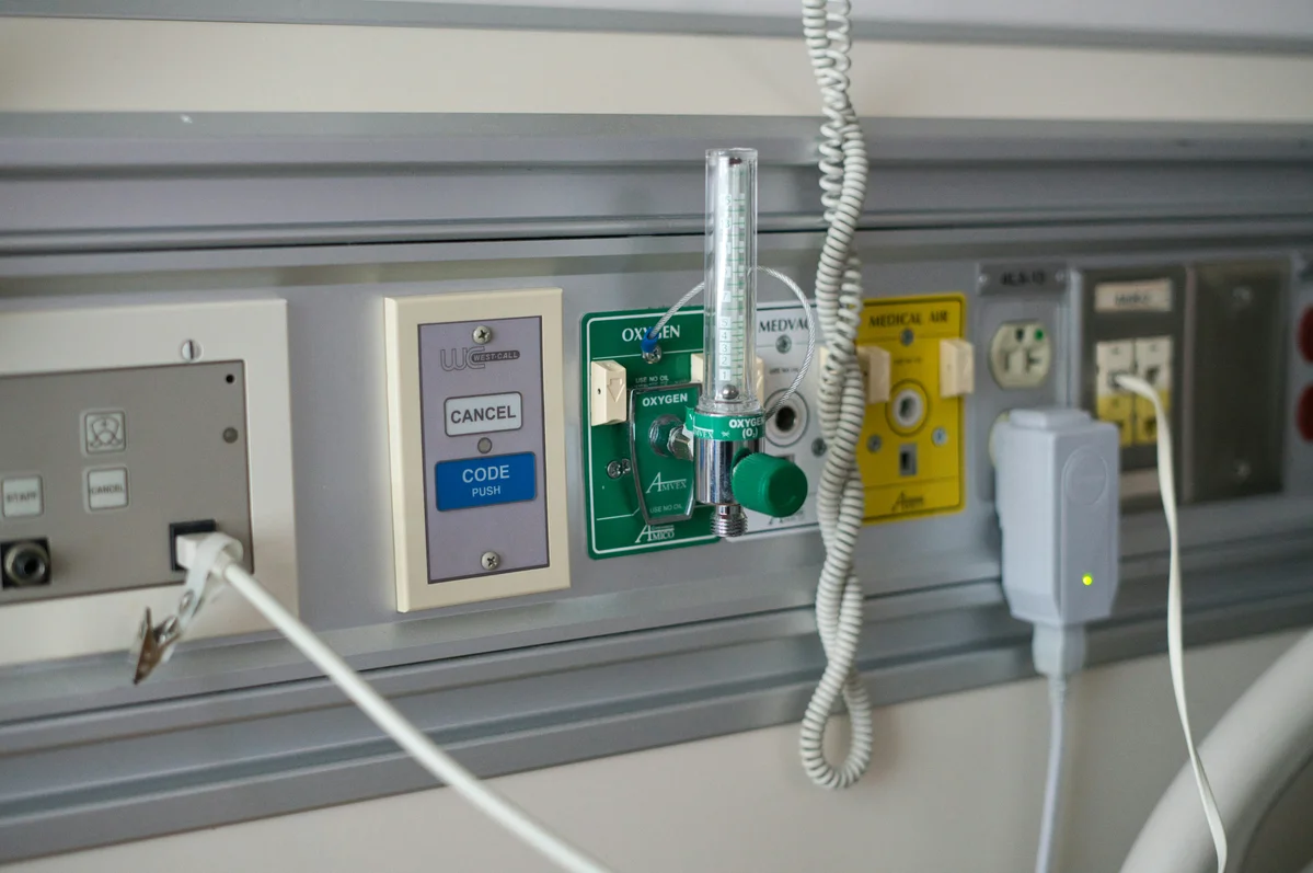 Medical equipment used during cancer treatment at a hospital Medical equipment used during cancer treatment at a hospital