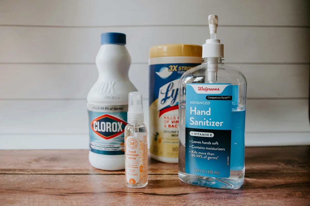 Mixing ingredients for homemade window cleaner in a spray bottle Mixing ingredients for homemade window cleaner in a spray bottle