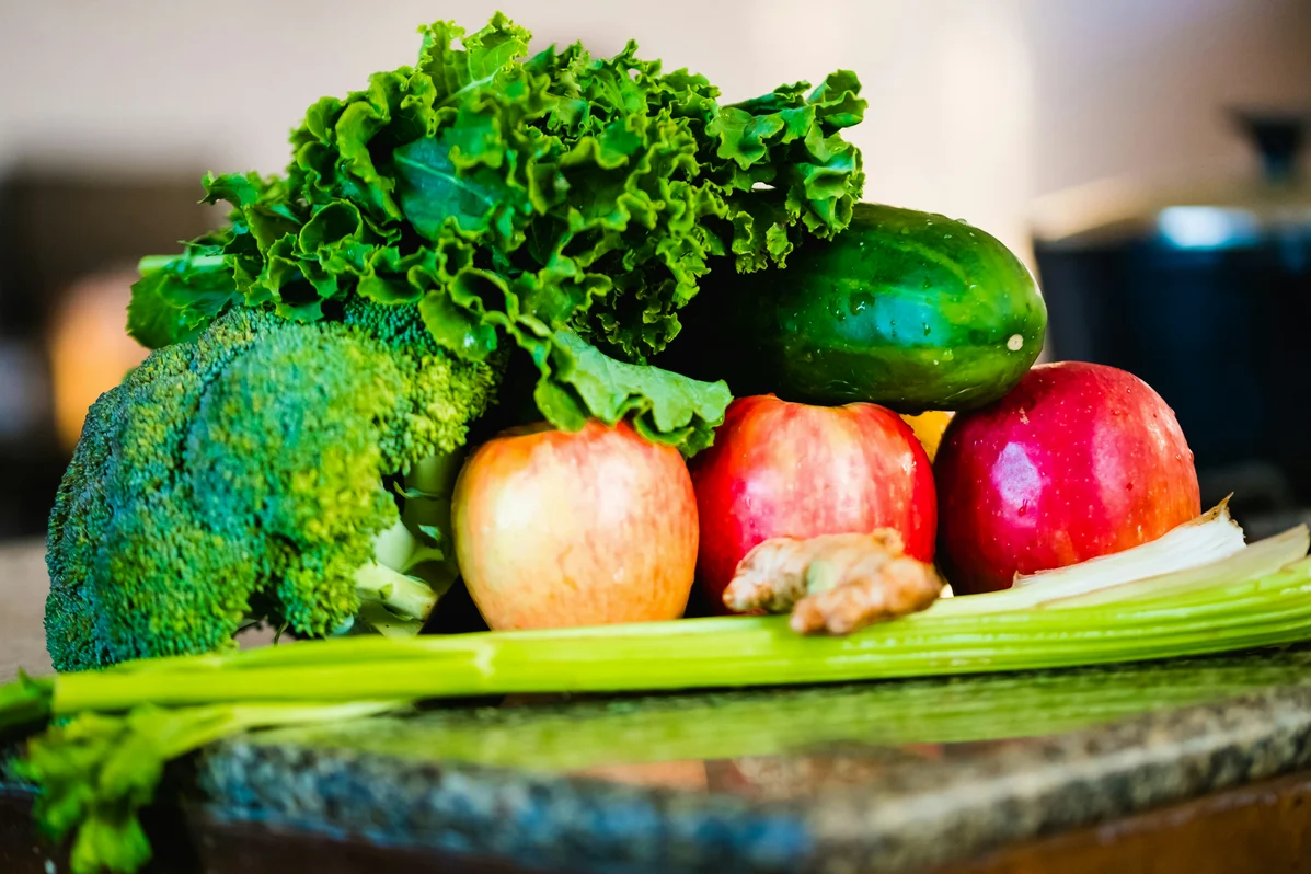 Colorful fruits and vegetables that provide essential nutrients for health Colorful fruits and vegetables that provide essential nutrients for health