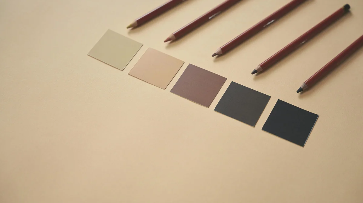 A stylish interior showcasing trending color palettes of earthy tones and muted hues A stylish interior showcasing trending color palettes of earthy tones and muted hues