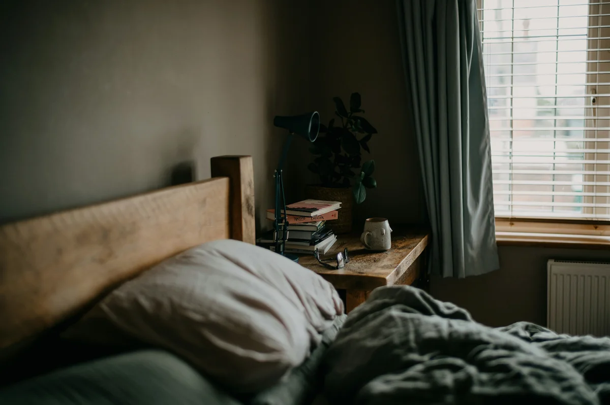 Peaceful bedroom setting for promoting good sleep quality Peaceful bedroom setting for promoting good sleep quality