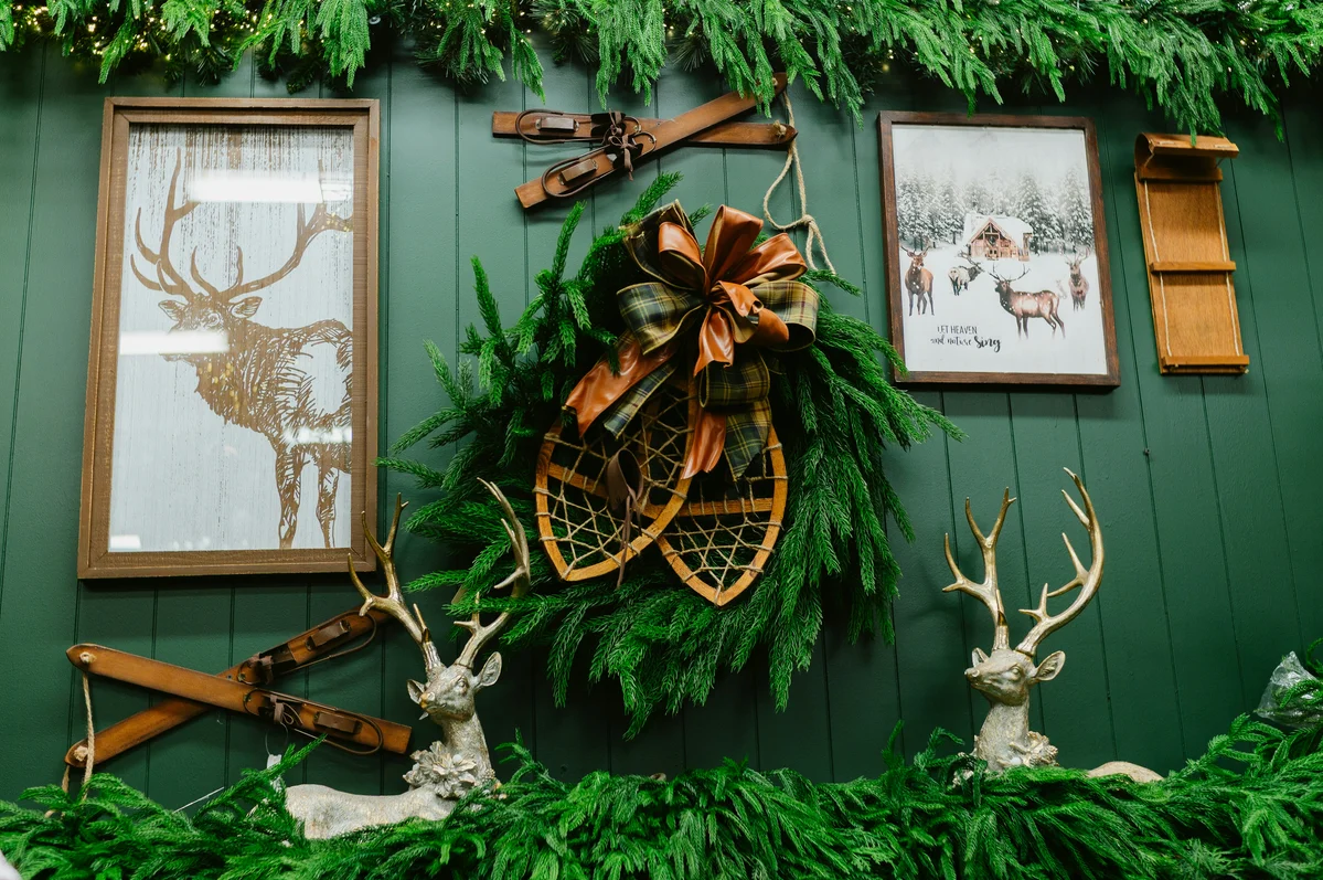 A DIY camp-themed decor project showcasing natural elements and rustic touches A DIY camp-themed decor project showcasing natural elements and rustic touches