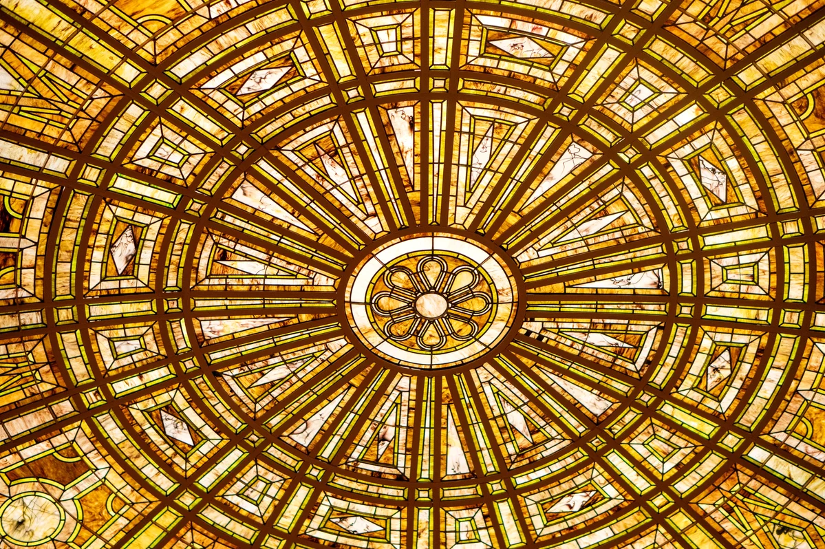 Beautiful stained glass design by Louis Comfort Tiffany Beautiful stained glass design by Louis Comfort Tiffany